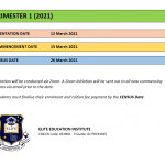 TRIMESTER 1 (2021) – COVID-19 Update for Students